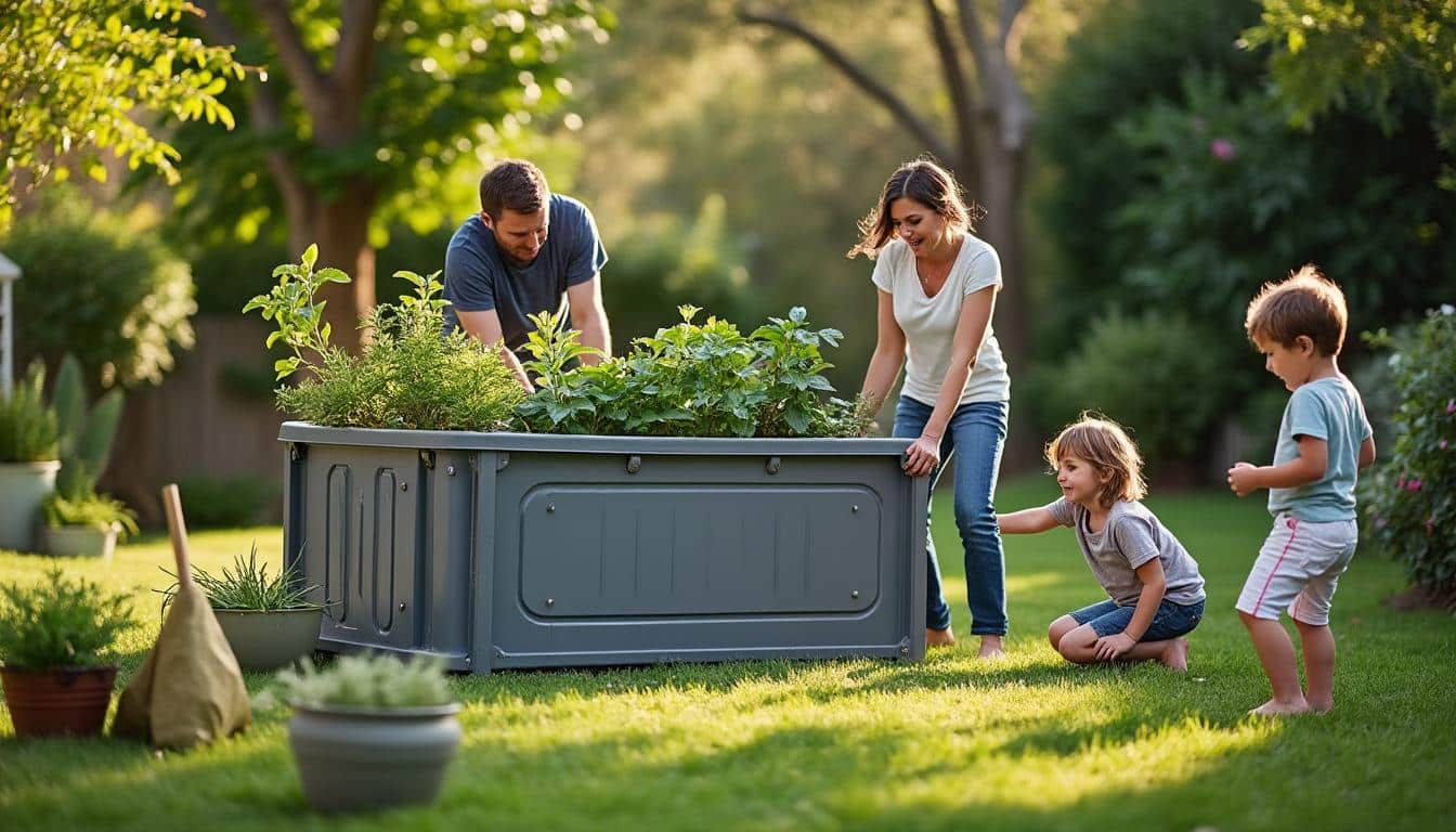 Conteneur pour jardin : solution robuste et modulable pour votre extérieur