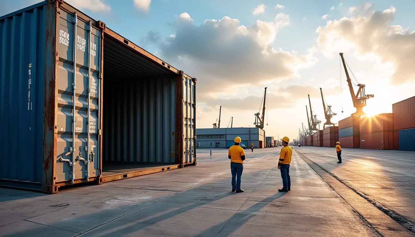 Illustration: Comprendre les dimensions et la hauteur d’un conteneur de 40 pieds