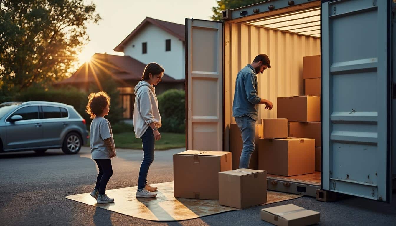 Illustration: Pourquoi opter pour le transport en container lors de votre déménagement ?