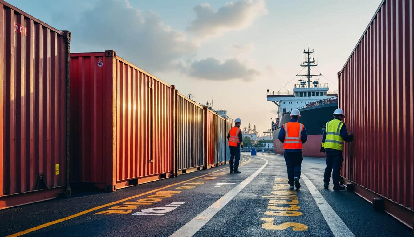 Illustration: Comprendre les dimensions standards du conteneur maritime